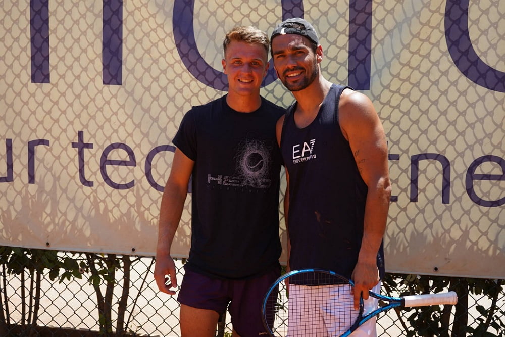 Fabio Fognini prepara il rientro allo Sporting Club Eur di Roma