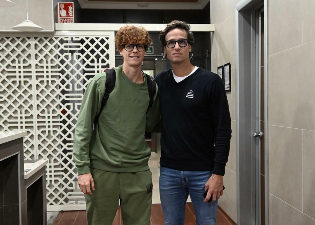 Coppa Davis, Jannik Sinner è arrivato a Malaga