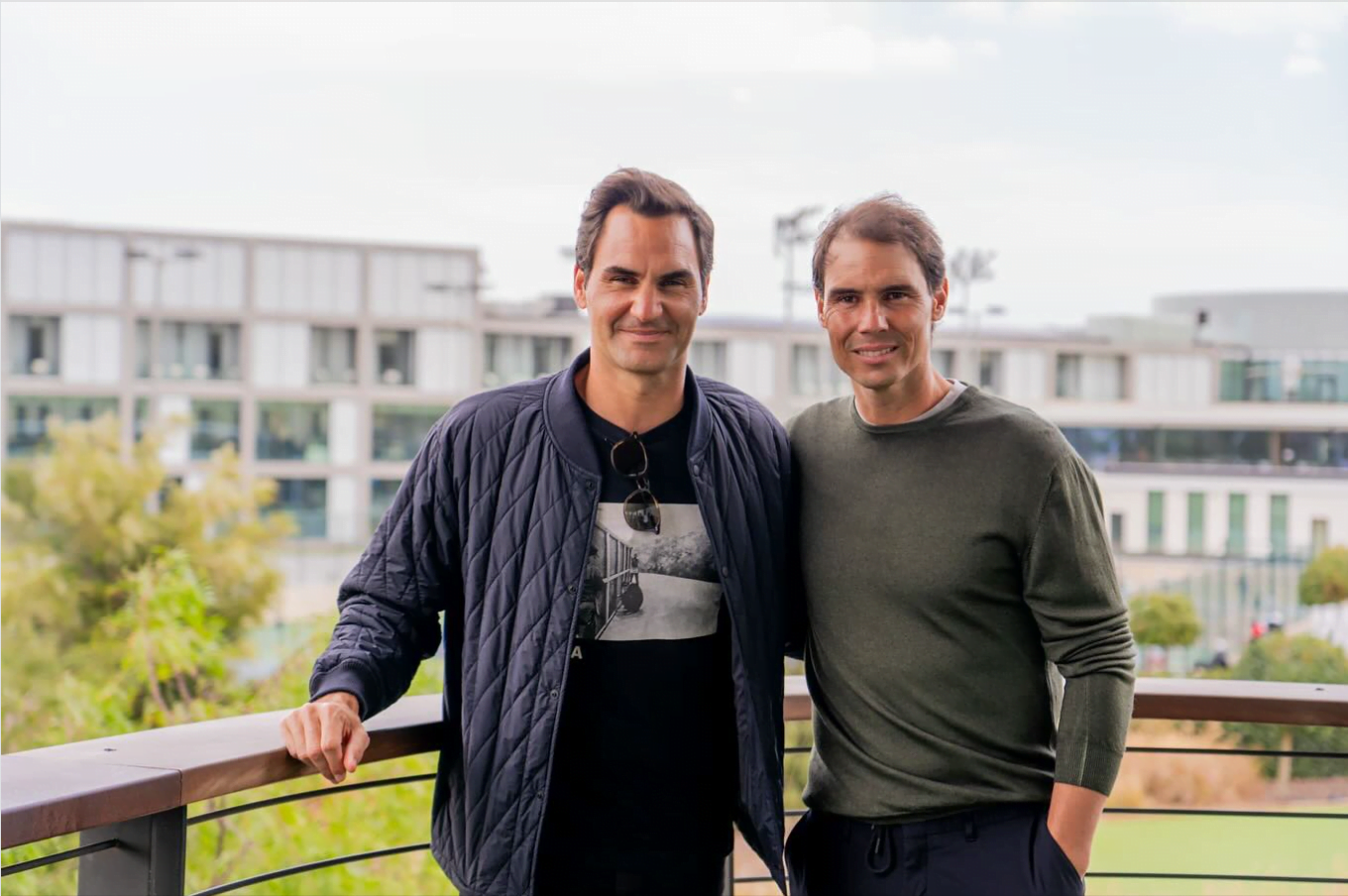E intanto, a Maiorca… Federer fa visita a Nadal