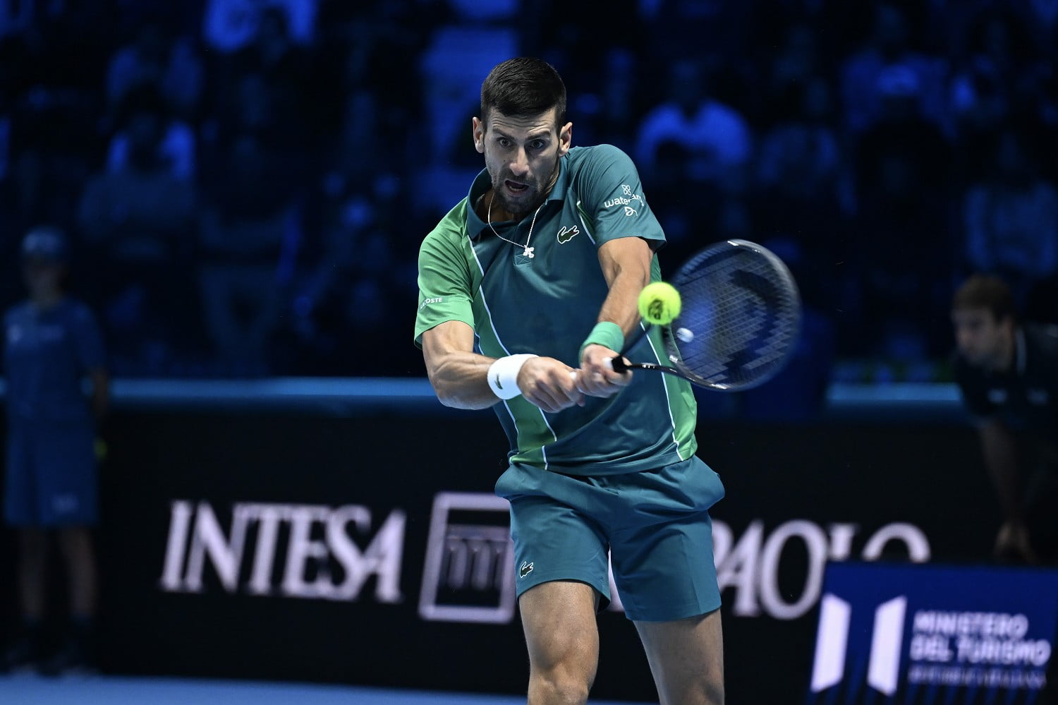 Novak Djokovic incontra Jokic e Divac nella notte di LeBron James