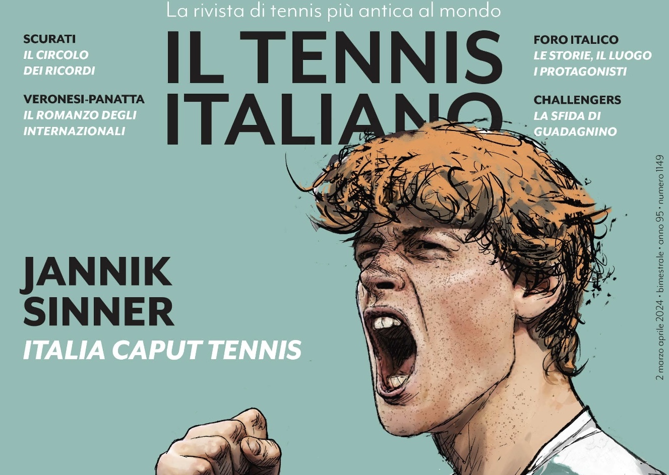 Italia caput tennis: il nuovo numero su Sinner e gli Internazionali è in edicola