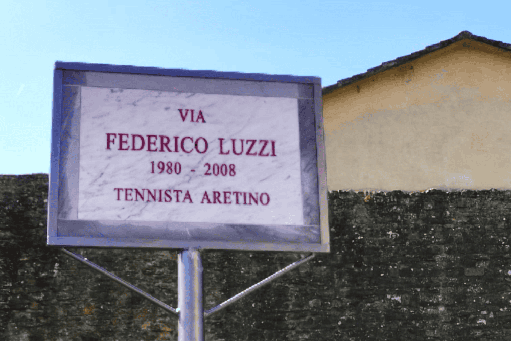 Arezzo intitola una strada a Federico Luzzi