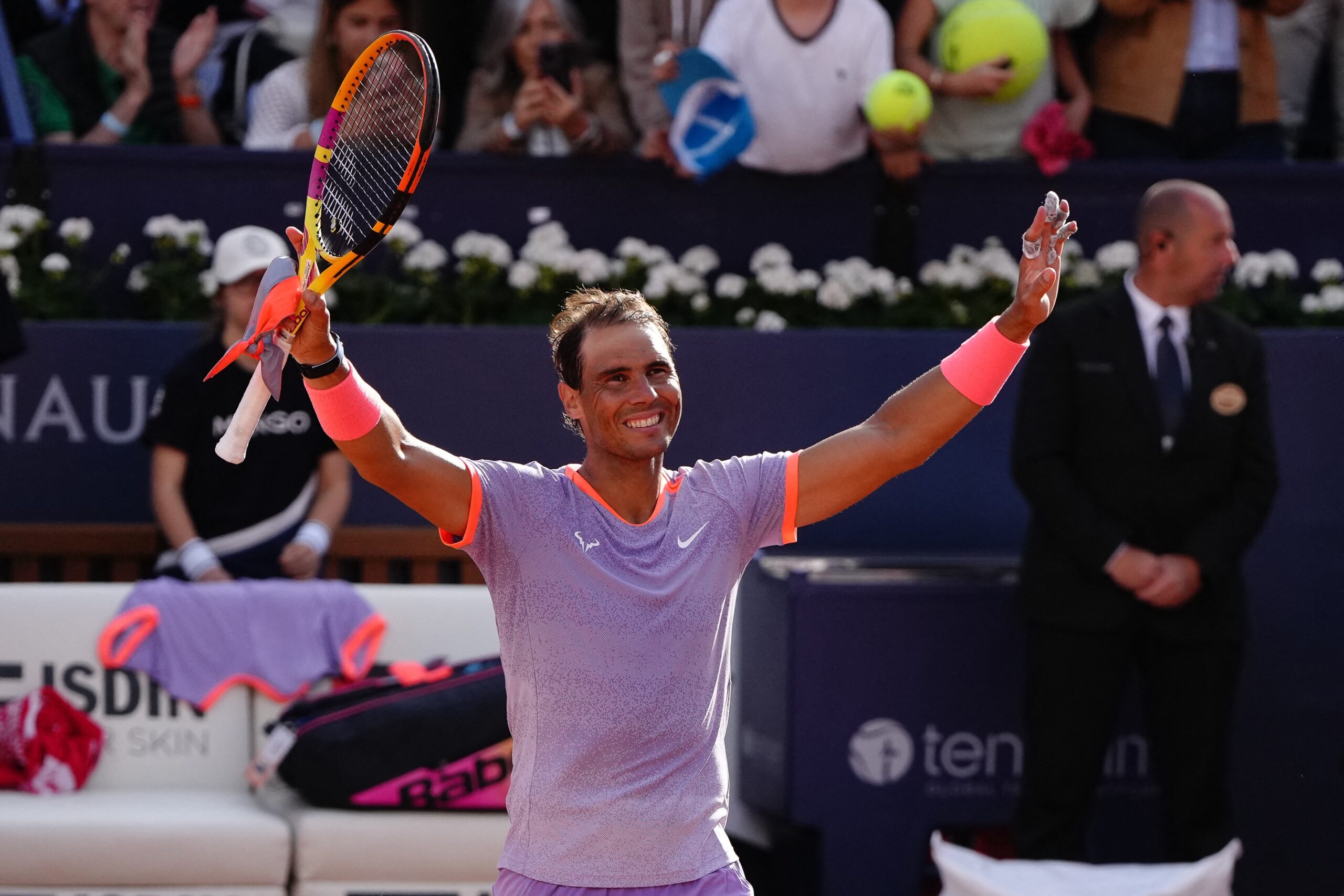 Rafael Nadal soddisfatto a metà: “Ho problemi al servizio, non farò cose fuori logica”
