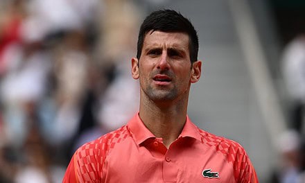 Djokovic colpito da una bottiglietta in testa (VIDEO)