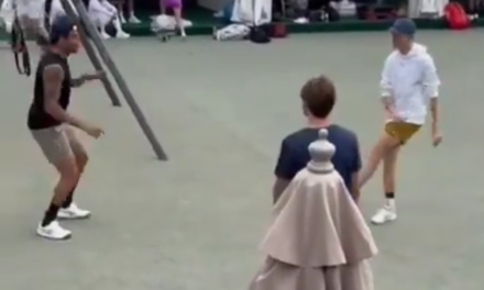 Sinner e Berrettini, sfida di palleggi prima del derby