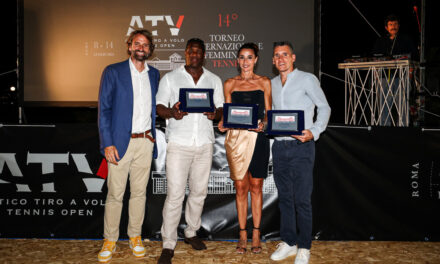 ATV Tennis Open, premiati i campioni Cassina, Tapia e Di Francisca al Galà dello Sport