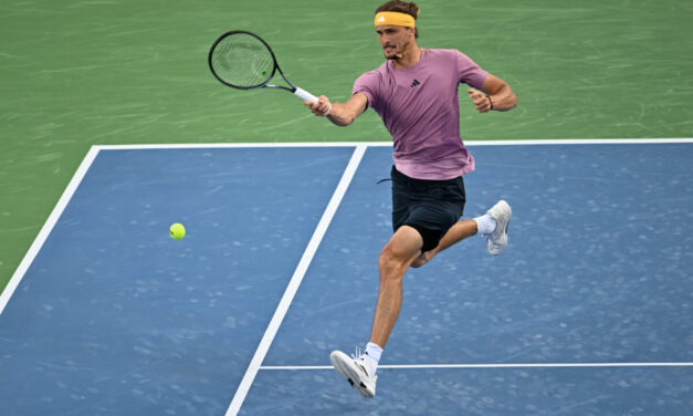 Una piuma interrompe il punto e fa infuriare Zverev!