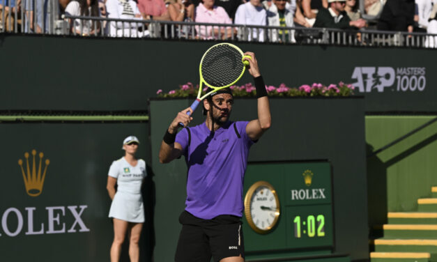 Indian Wells, il programma di martedì 11: tornano in campo Berrettini/Sonego
