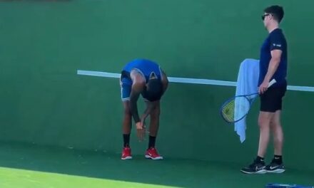 Nuovo problema al polso: Kyrgios ferma l’allenamento a Indian Wells