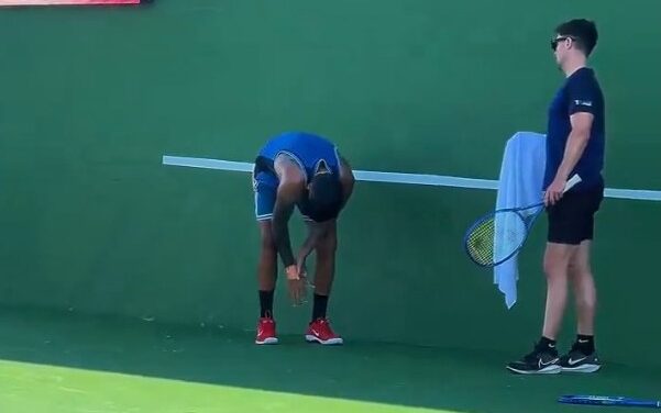 Nuovo problema al polso: Kyrgios ferma l’allenamento a Indian Wells