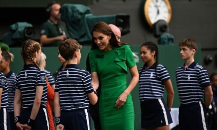 La principessa del Galles Kate Middleton presente a Wimbledon per la finale femminile