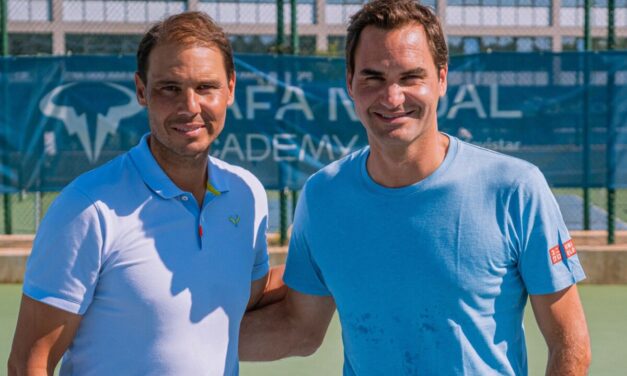 Roger Federer e Mirka visitano la Rafa Nadal Academy