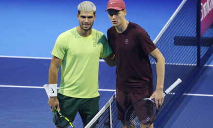 Si accende lo spettacolo all’Inalpi Arena: il passante di Alcaraz è da applausi