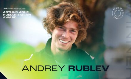Rublev insignito dell’Arthur Ashe Humanitarian Award