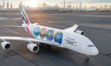 Emirates conquista i cieli con una livrea dedicata al Grande Slam