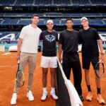 Spettacolo al Bernabeu: Sinner in doppio contro Nadal e Florentino Perez arbitro