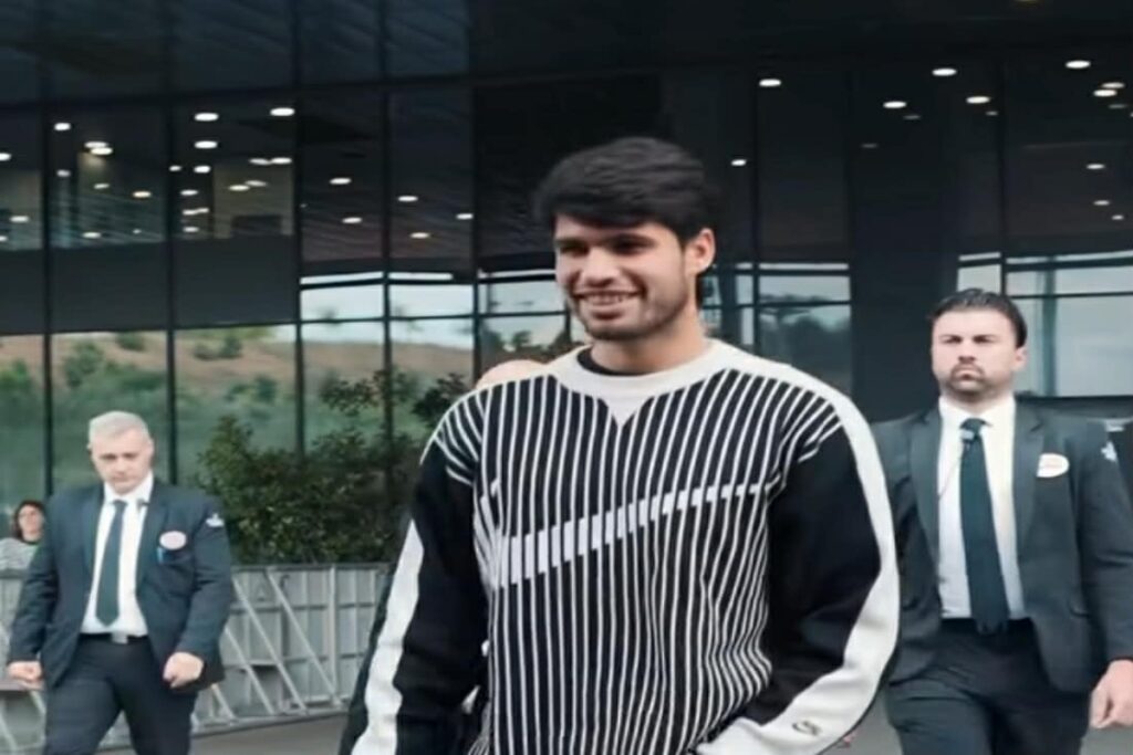 screenshot video Alcaraz