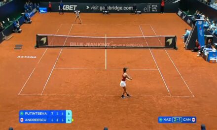 Disastro Andreescu in BJK Cup: doppio fallo di metri sul match point – VIDEO