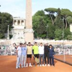 Da Paolini a Djokovic, fino a Basiletti: anche gli allenamenti al Foro diventano spettacolo