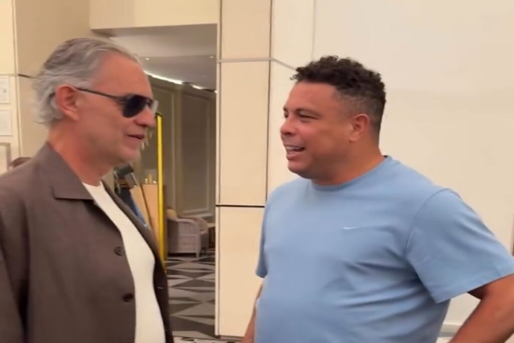 Bocelli e Ronaldo il Fenomeno