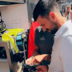 Novak Djokovic presente al Gran Premio di Formula 1 a Barcellona (VIDEO)