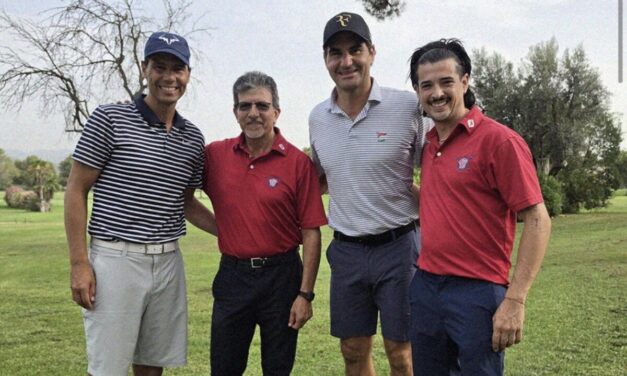 Rafa Nadal e Roger Federer si ritrovano a Maiorca: partita a golf tra i due