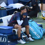 Calvario Musetti, frattura all’anulare destro: non giocherà l’ATP 500 di Tokyo