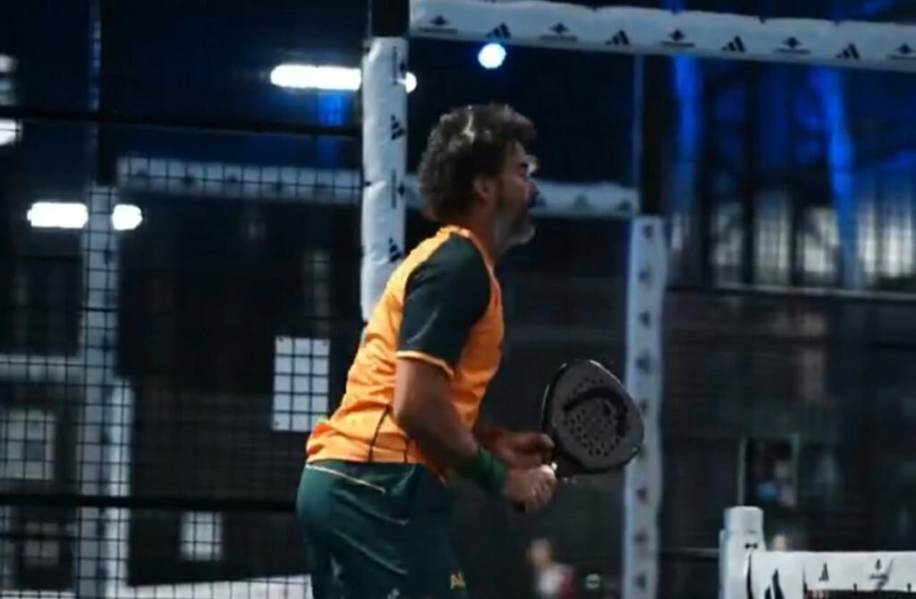 Rafter gioca a Padel