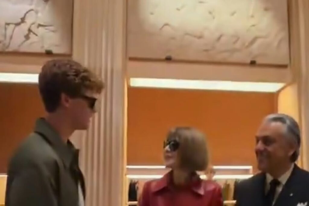 Sinner con Anna Wintour
